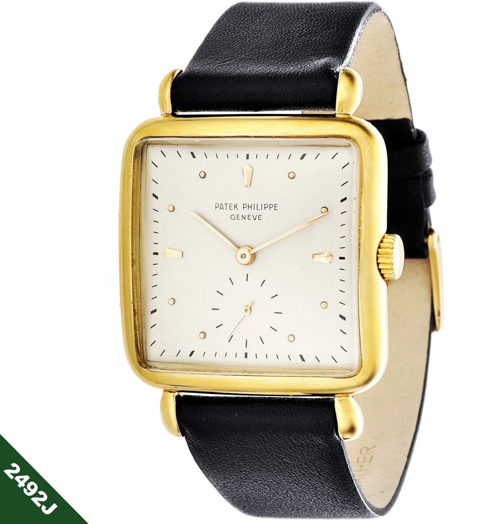 Patek Philippe 2492J Square Cushion Watch circa 1951