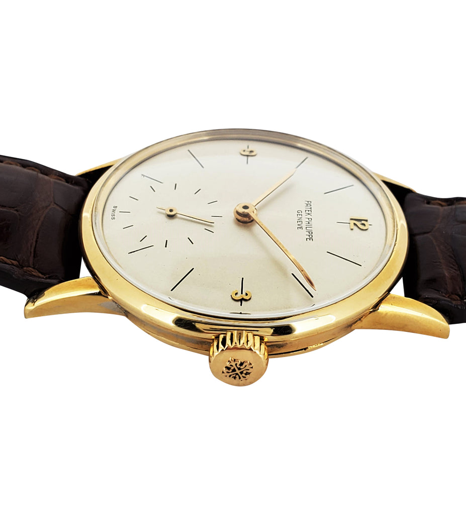 Patek Philippe 2494J Vintage 33mm Calatrava Watch Circa 1954
