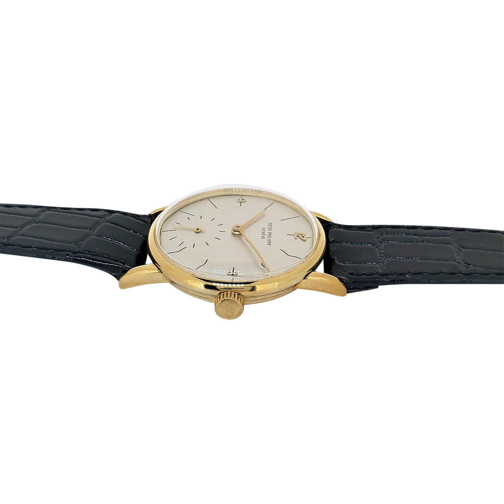 Patek Philippe 2494J Vintage 33mm Calatrava Watch Circa 1954