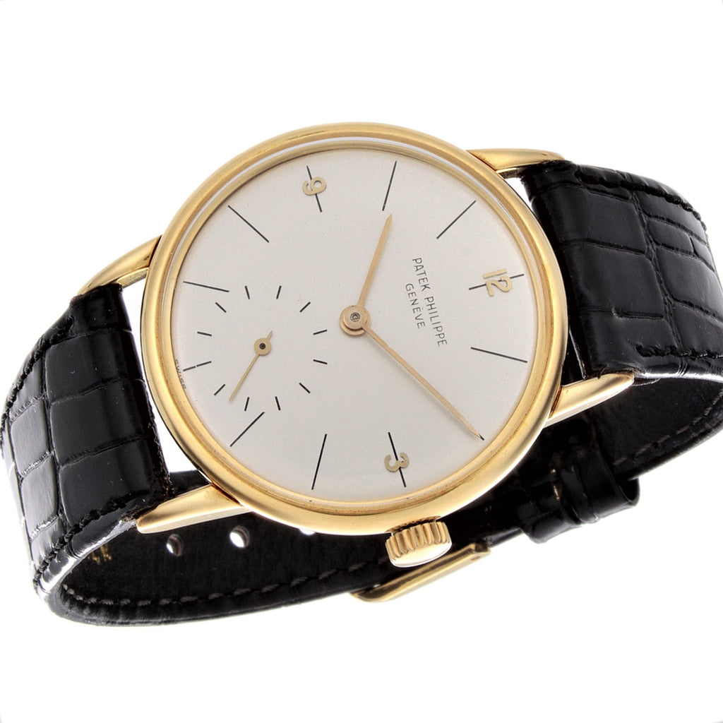 Patek Philippe 2494J Vintage 33mm Calatrava Watch Circa 1954