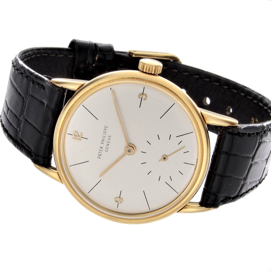 Patek Philippe 2494J Vintage 33mm Calatrava Watch Circa 1954