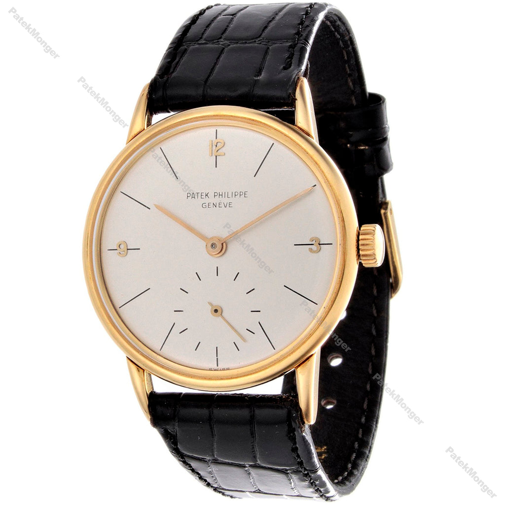 Patek Philippe 2494J Vintage 33mm Calatrava Watch Circa 1954
