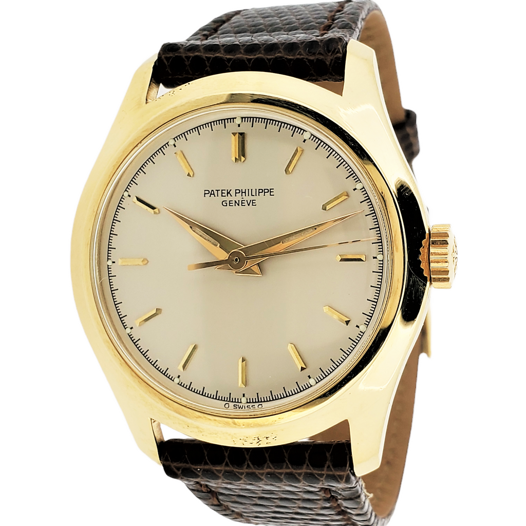 Patek Philippe 2533J Vintage Calatrava, Screw down Back center sweep sweep; Circa 1955