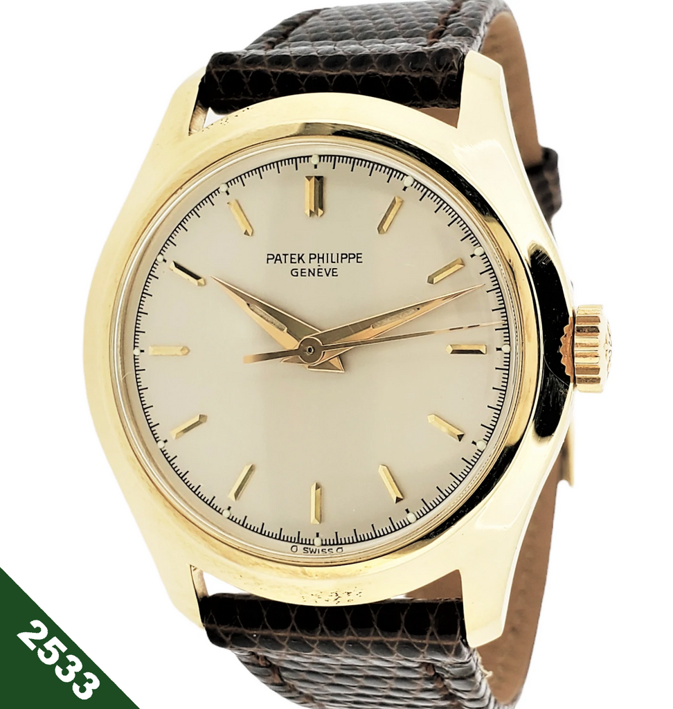 Patek Philippe 2533J Vintage Calatrava, Screw down Back center sweep sweep; Circa 1955