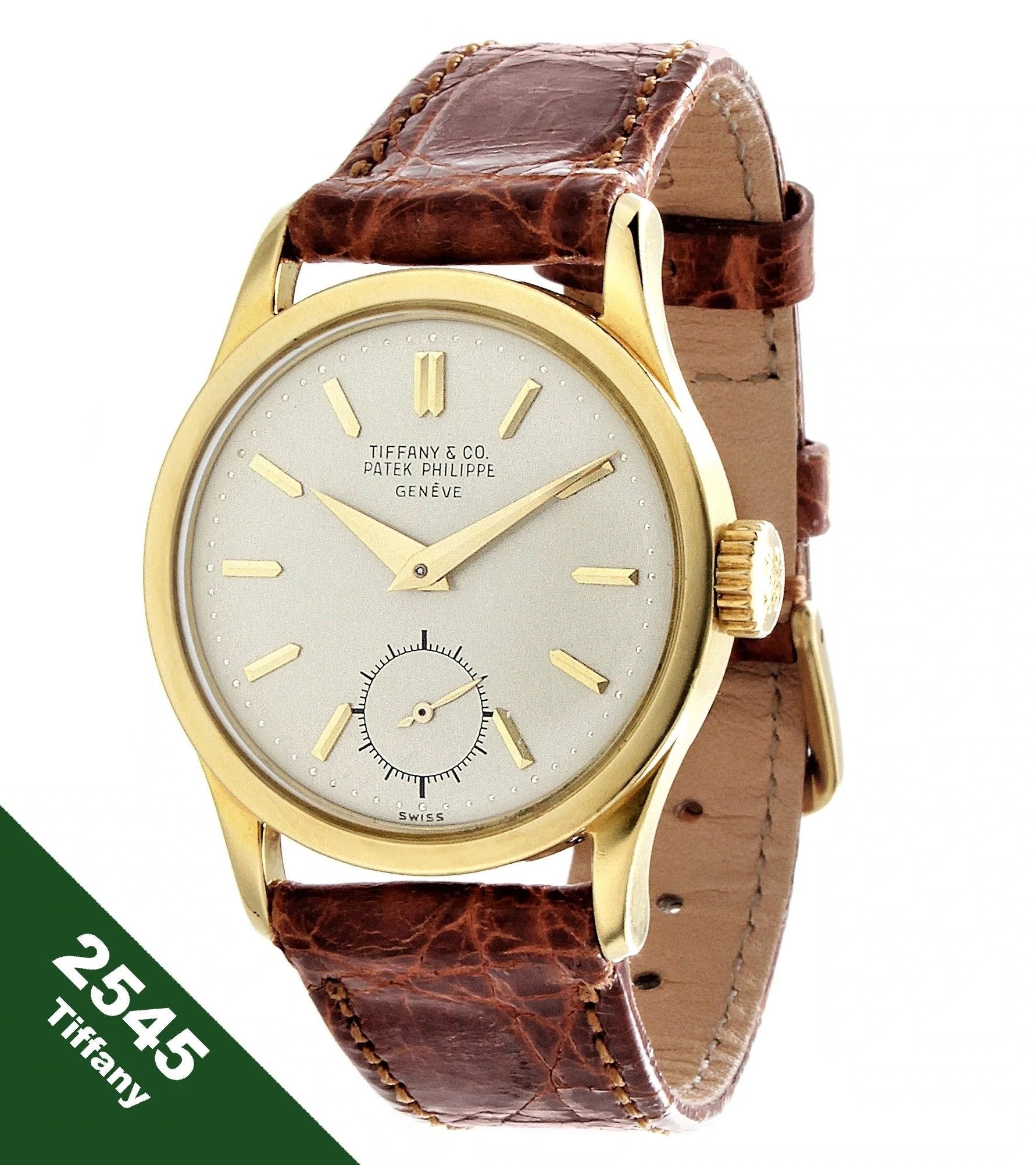 Patek Philippe 2545J Tiffany Co. Water Resistant Calatrava Circa 1956