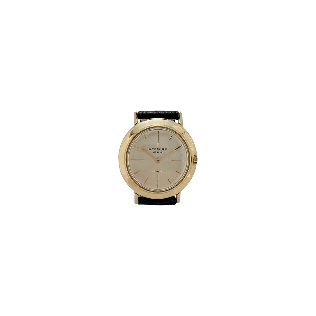 Patek Philippe 2595J Vintage Extra Thin 32mm Calatrava Retailed by Gueblin circa 1957