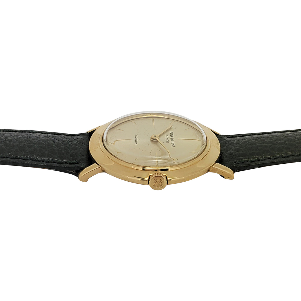 Patek Philippe 2595J Vintage Extra Thin 32mm Calatrava Retailed by Gueblin circa 1957