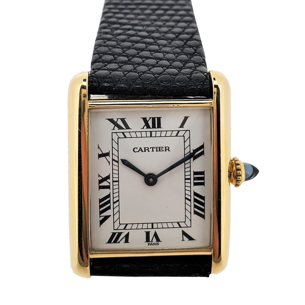 Cartier Vintage Classic Louis Cartier Large Tank Watch circa 1975-1985