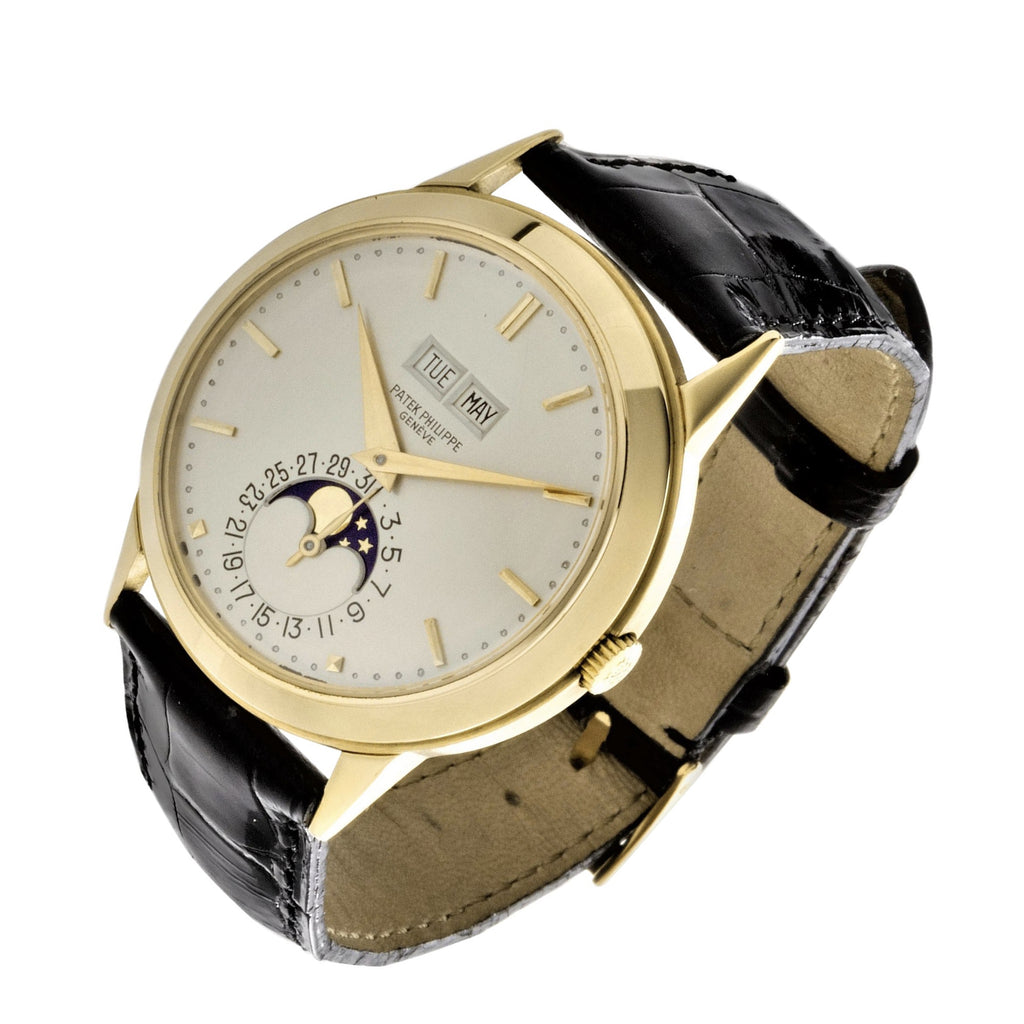 Patek Philippe 3448J Vintage Perpetual Calendar Watch circa 1971