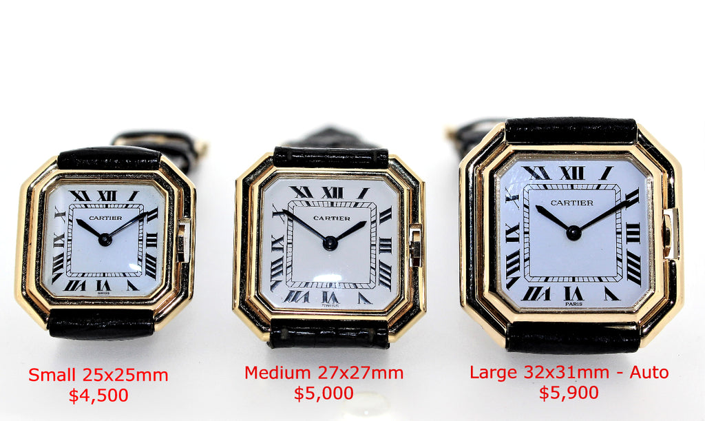 Vintage Ladies Cartier Paris Centure,  Ladies Small size Watch  Circa 1975-1980