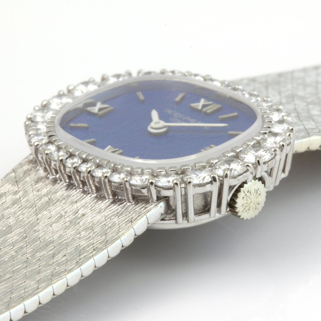 Patek Philippe 3394/1G Manual Mechanical Ladies Diamond Watch