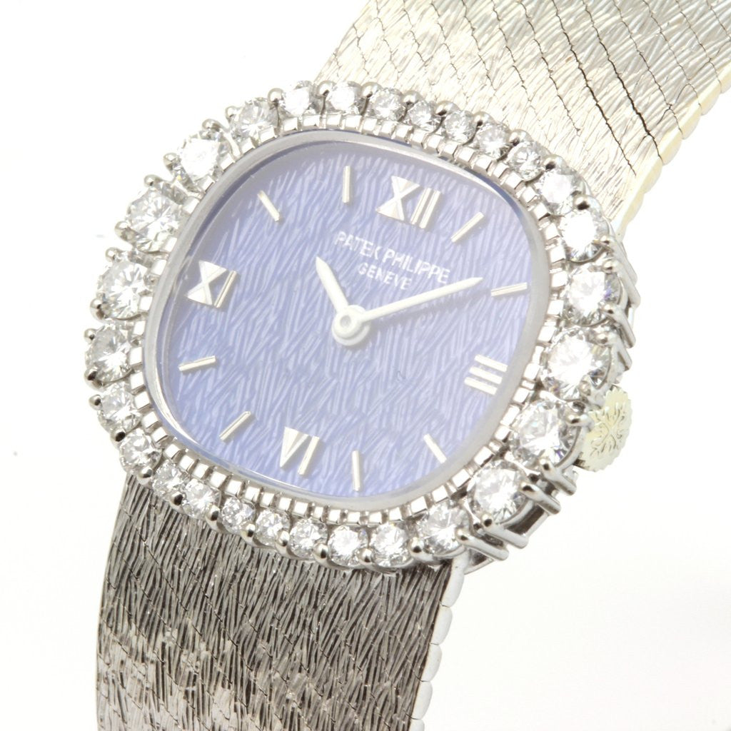 Patek Philippe 3394/1G Manual Mechanical Ladies Diamond Watch