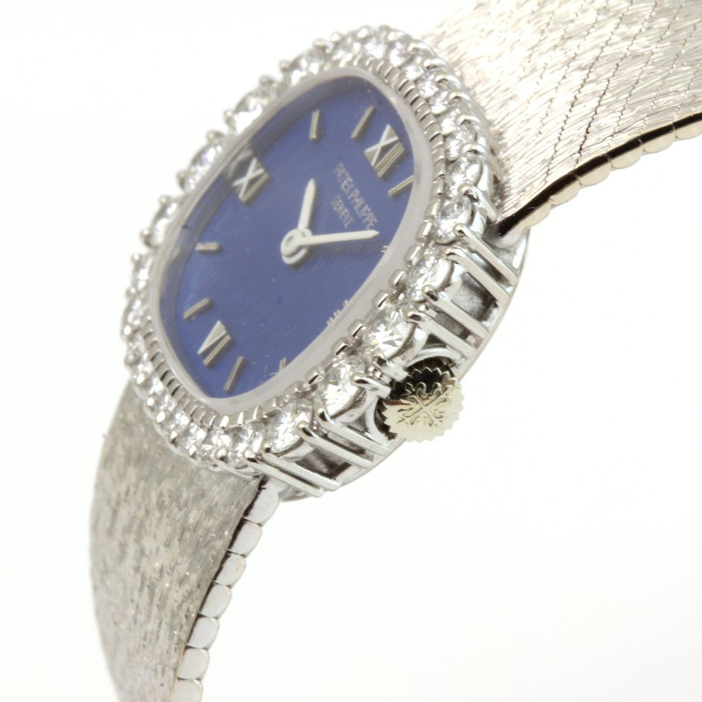 Patek Philippe 3394/1G Manual Mechanical Ladies Diamond Watch