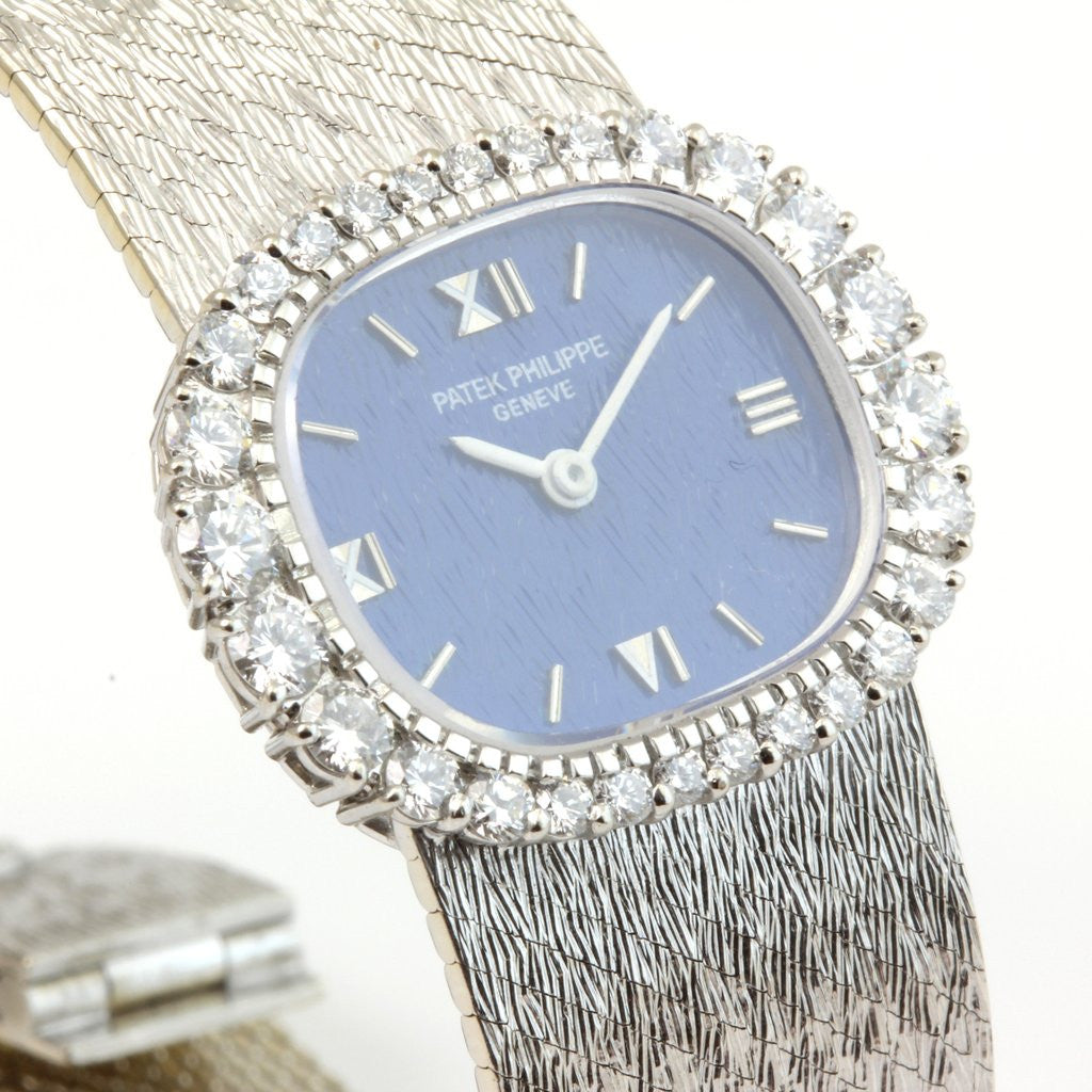 Patek Philippe 3394/1G Manual Mechanical Ladies Diamond Watch