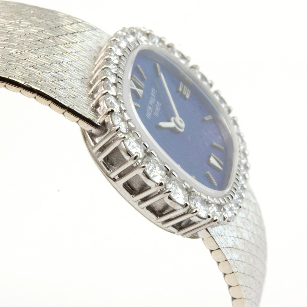 Patek Philippe 3394/1G Manual Mechanical Ladies Diamond Watch