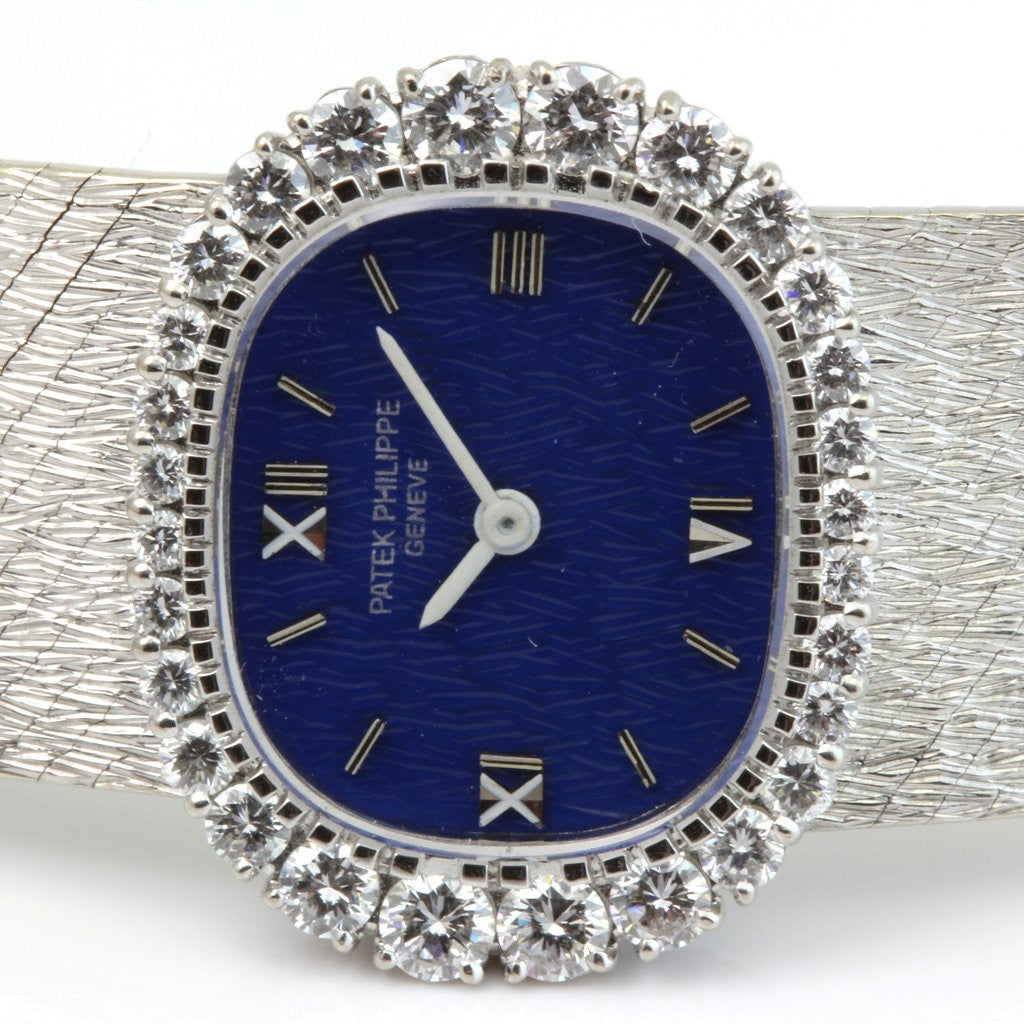 Patek Philippe 3394/1G Manual Mechanical Ladies Diamond Watch