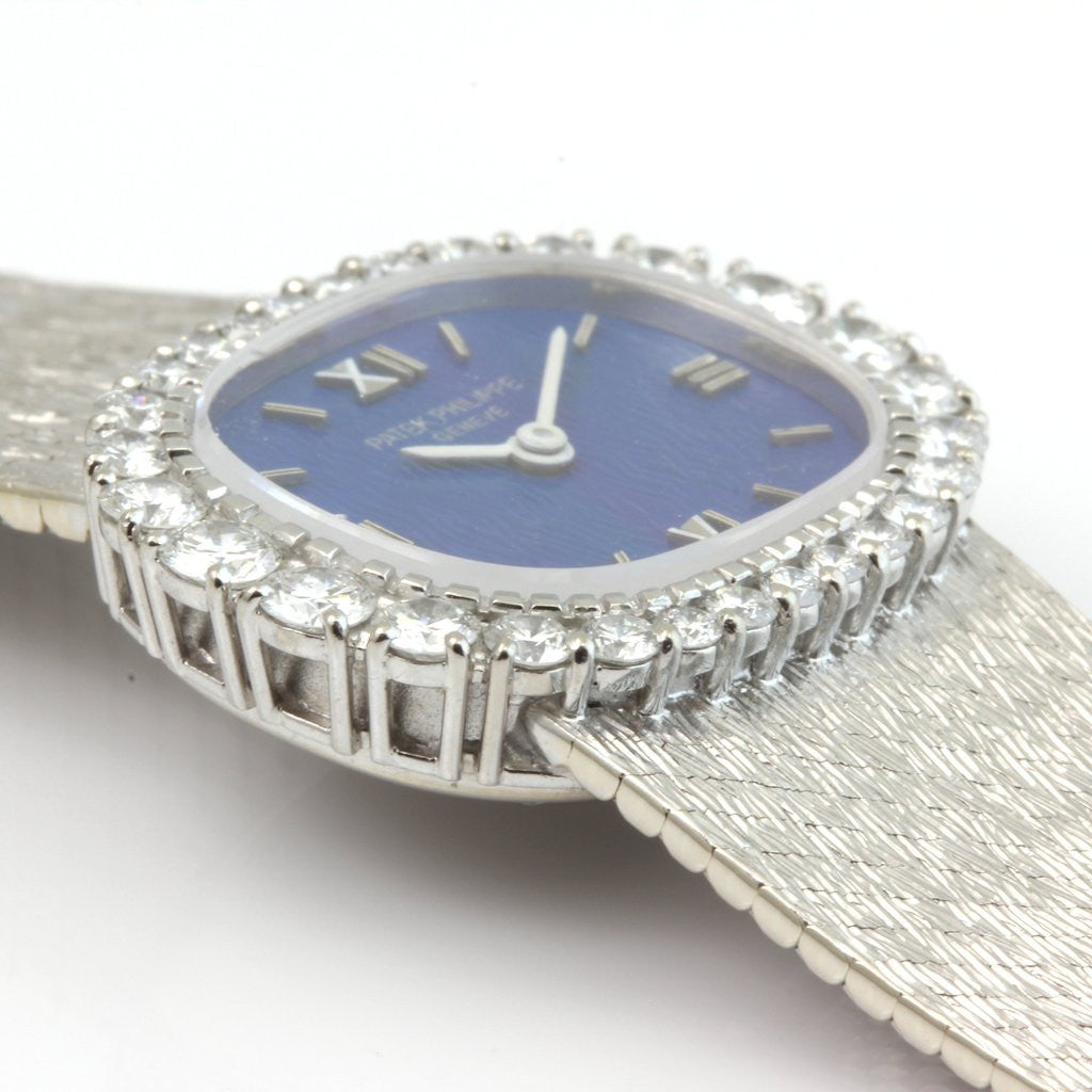 Patek Philippe 3394/1G Manual Mechanical Ladies Diamond Watch