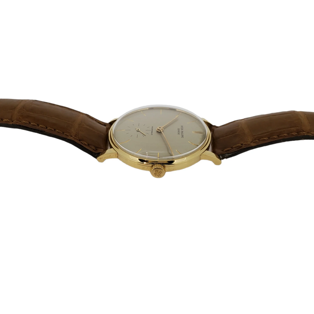 Patek Philippe 3410J, Calatrava Watch Retailed by Hausmann Rome. Full Set Circa 1960