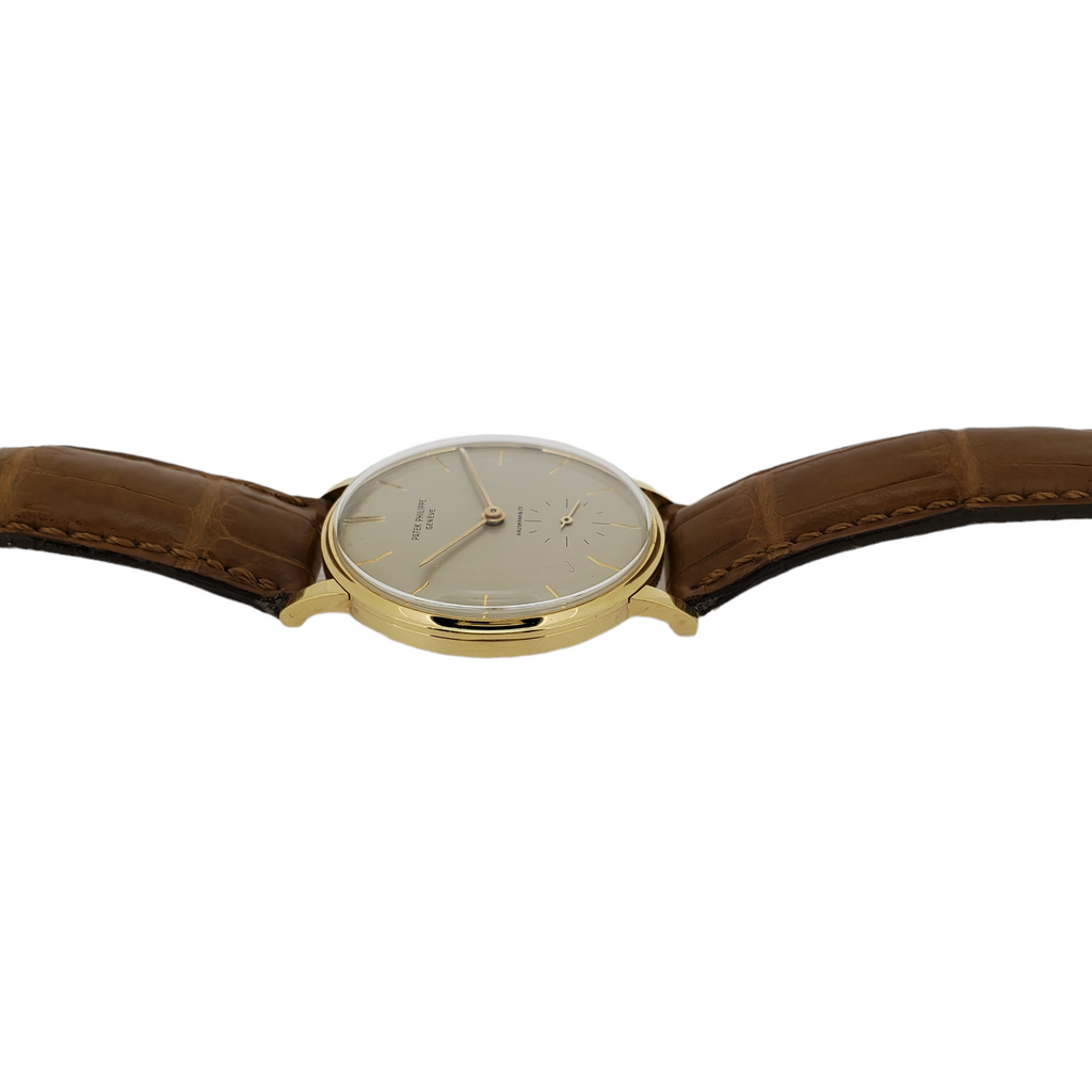 Patek Philippe 3410J, Calatrava Watch Retailed by Hausmann Rome. Full Set Circa 1960