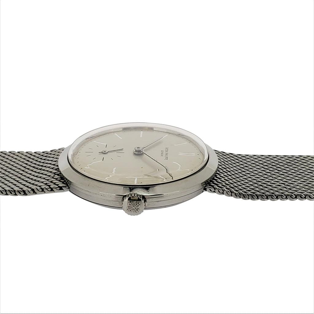 Patek Philippe 3419A Vintage 35mm Stainless Steel Calatrava Watch Circa 1960
