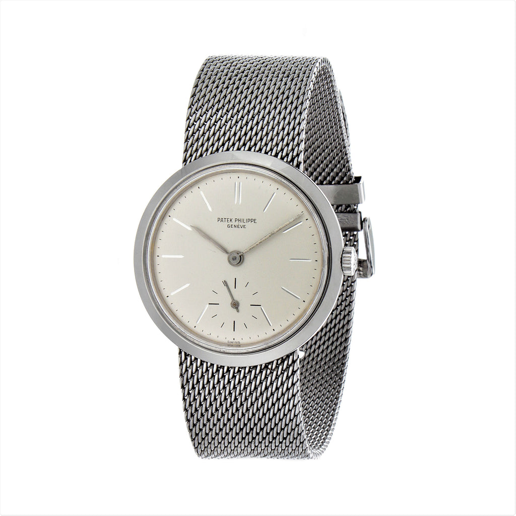 Patek Philippe 3419A Vintage 35mm Stainless Steel Calatrava Watch Circa 1960