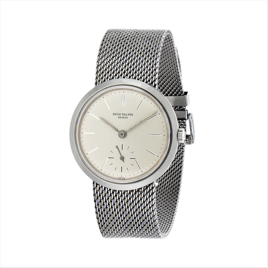 Patek Philippe 3419A Vintage 35mm Stainless Steel Calatrava Watch Circa 1960
