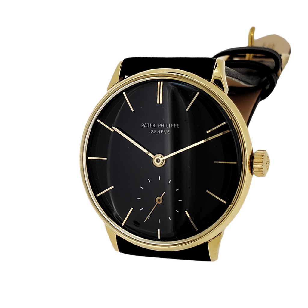 Patek Philippe 3420J Vintage Classic Calatrava Watch 34mm with Black Dial  Circa 1965