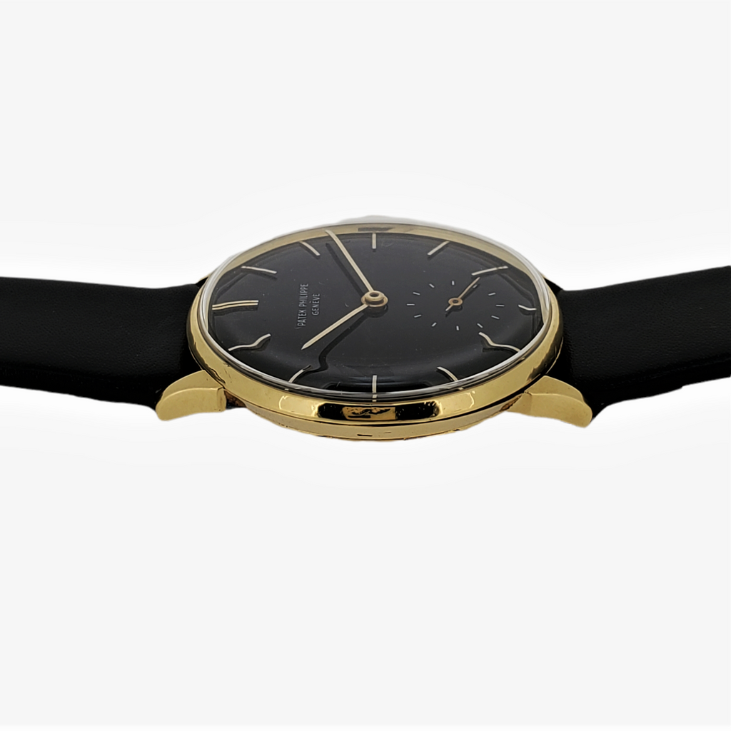 Patek Philippe 3420J Vintage Classic Calatrava Watch 34mm with Black Dial  Circa 1965