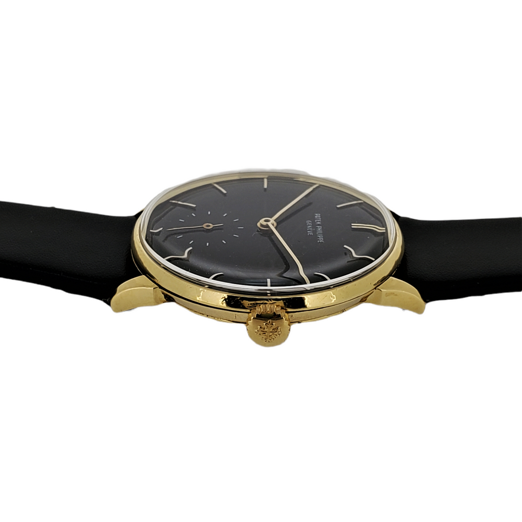 Patek Philippe 3420J Vintage Classic Calatrava Watch 34mm with Black Dial  Circa 1965