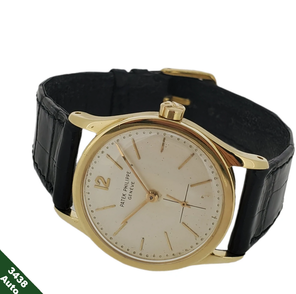 Patek Philippe 3438J vintage automatic Calatrava 30.5mm One of the Smallest.  Circa 1960