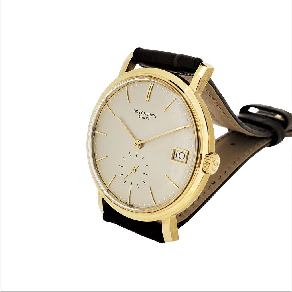 Patek Philippe 3445J Vintage Automatic Date Calatrava Watch circa 1963-4