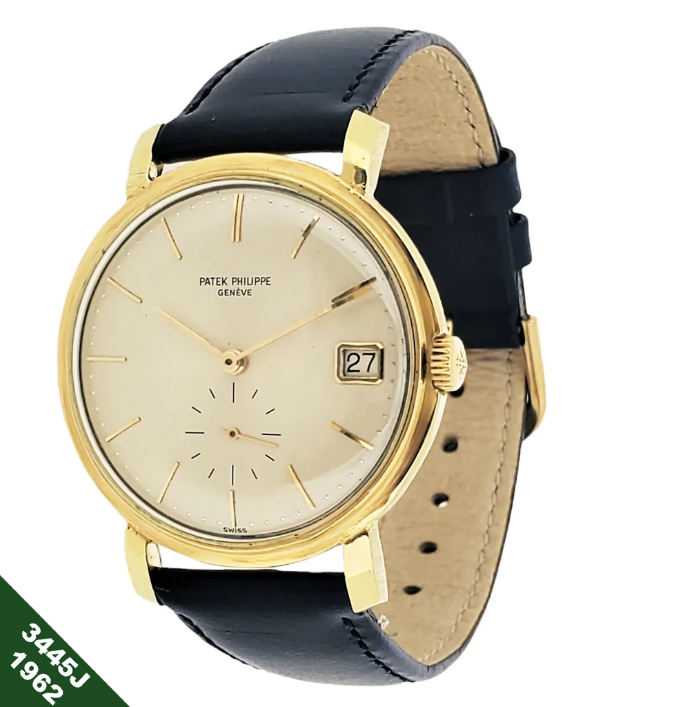 Patek Philippe 3445J Vintage Automatic Date Calatrava Watch, Circa 1962