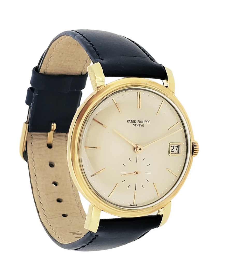 Patek Philippe 3445J Vintage Automatic Date Calatrava Watch, Circa 1962
