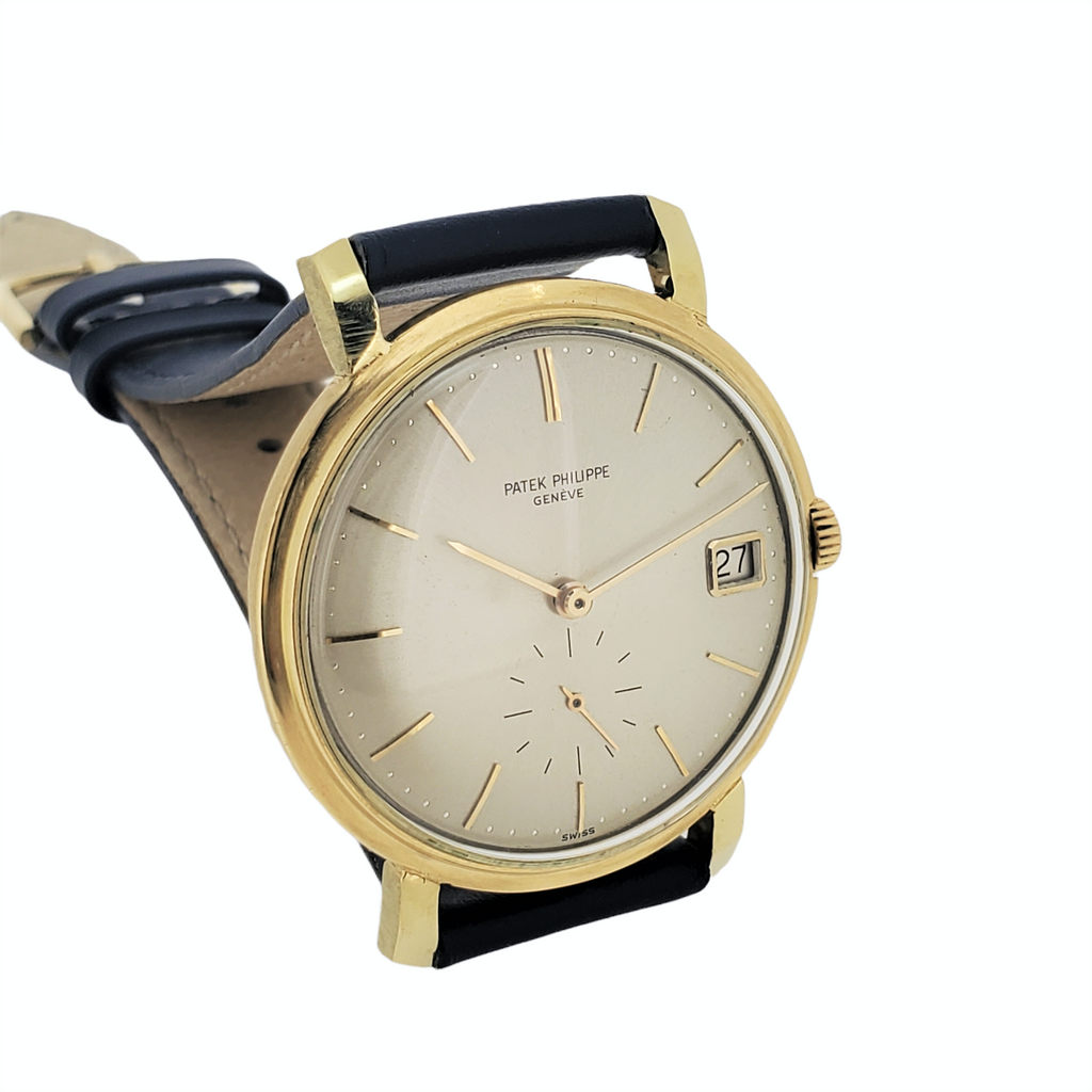 Patek Philippe 3445J Vintage Automatic Date Calatrava Watch, Circa 1962