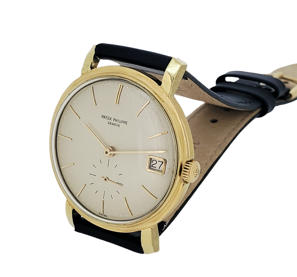 Patek Philippe 3445J Vintage Automatic Date Calatrava Watch, Circa 1962
