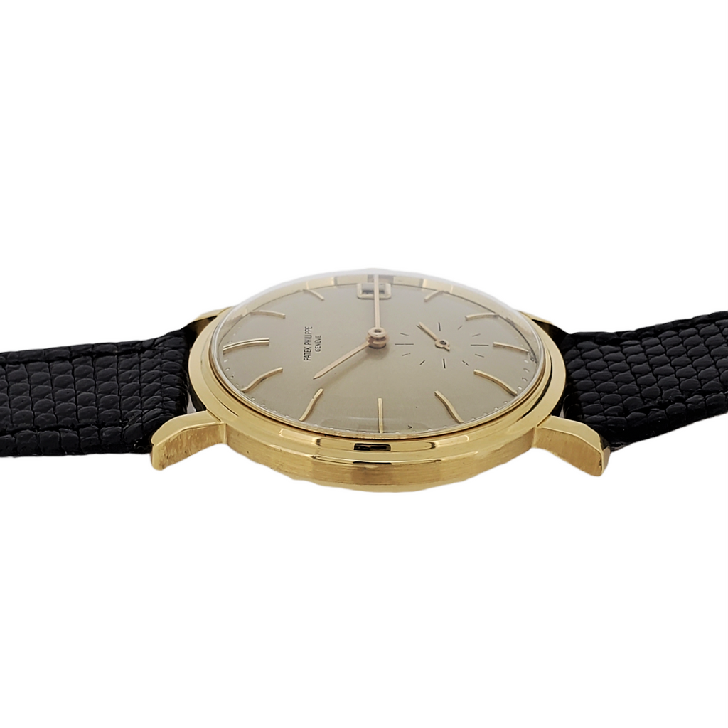Patek Philippe 3445J Vintage Automatic Date Calatrava Watch, With Orig. Cert. Circa 1967