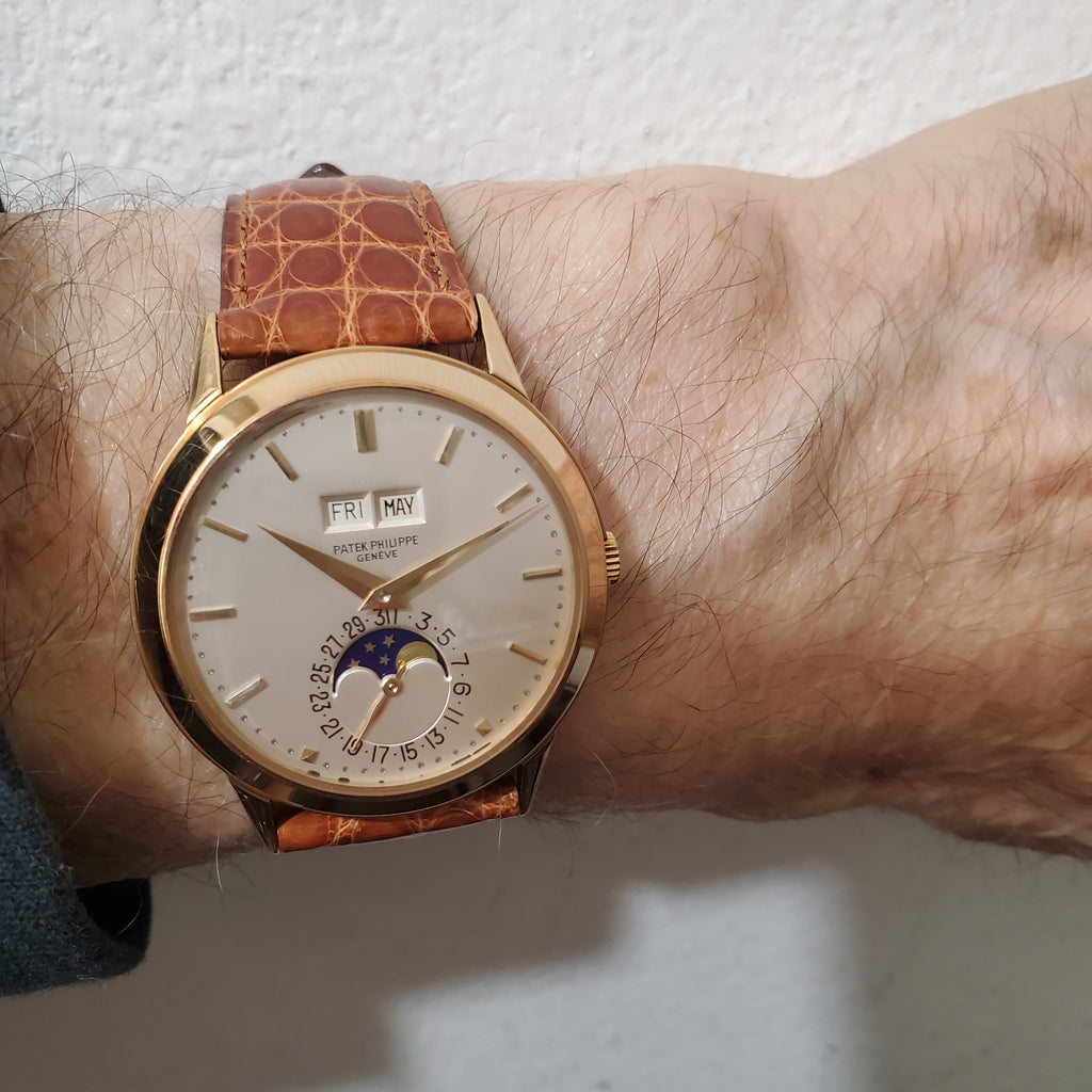 Patek Philippe 3448J Vintage Perpetual Calendar Watch circa 1971