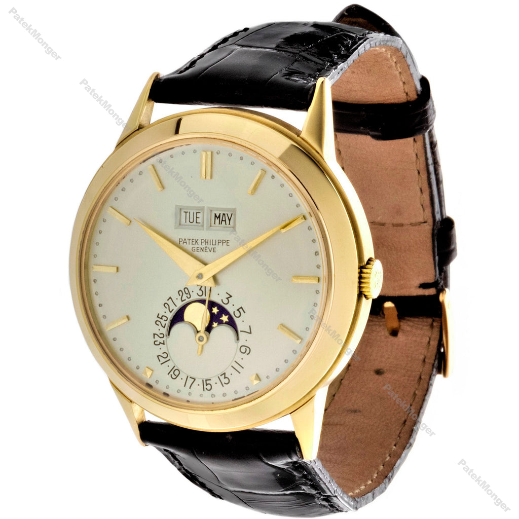 Patek Philippe 3448J Vintage Perpetual Calendar Watch circa 1971
