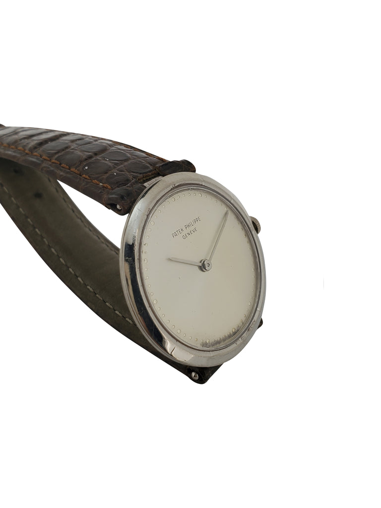 Patek Philippe 3459 Vintage 18K white gold extra thin 32 mm Calatrava;  Circa 1962