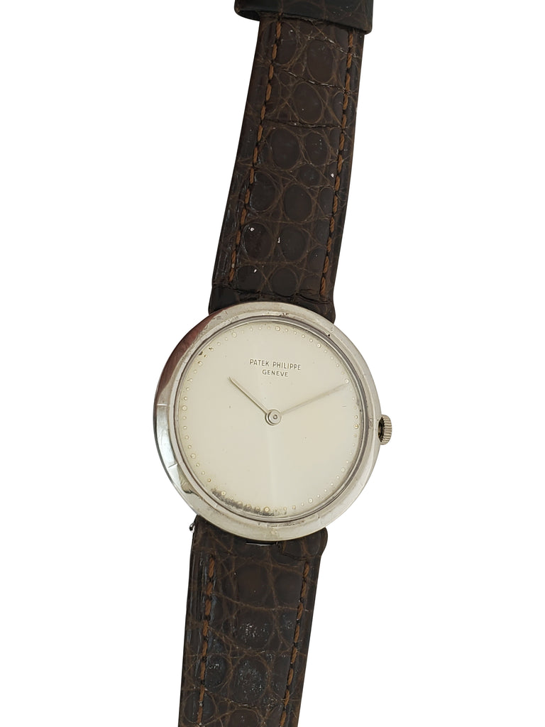 Patek Philippe 3459 Vintage 18K white gold extra thin 32 mm Calatrava;  Circa 1962