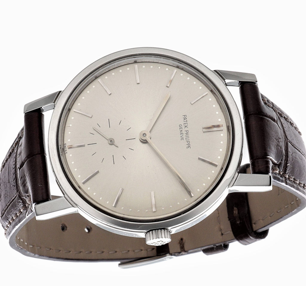Patek Philippe 3466A Vintage Stainless Steel Automatic Calatrava Watch 35mm Circa 1967