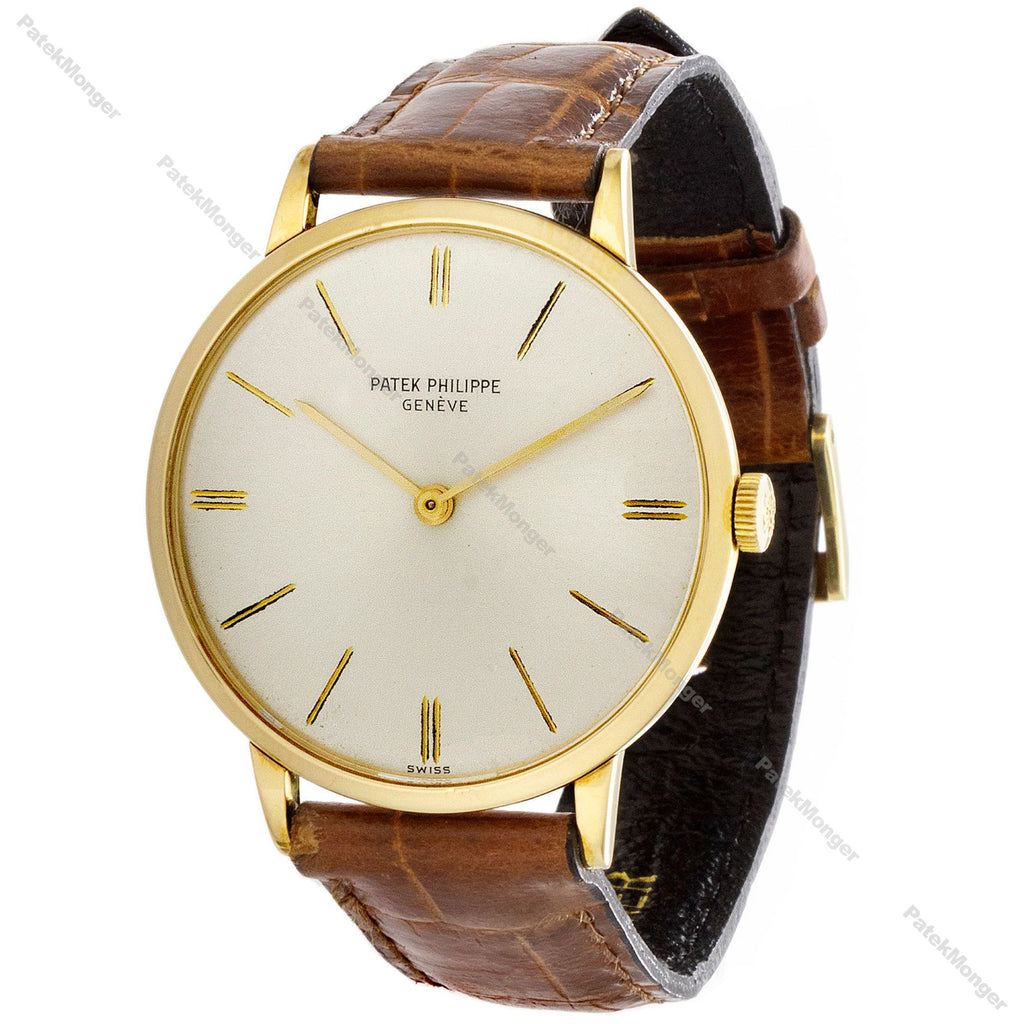 Patek Philippe 3468J Vintage Classic 33mm Calatrava Watch circa 1968