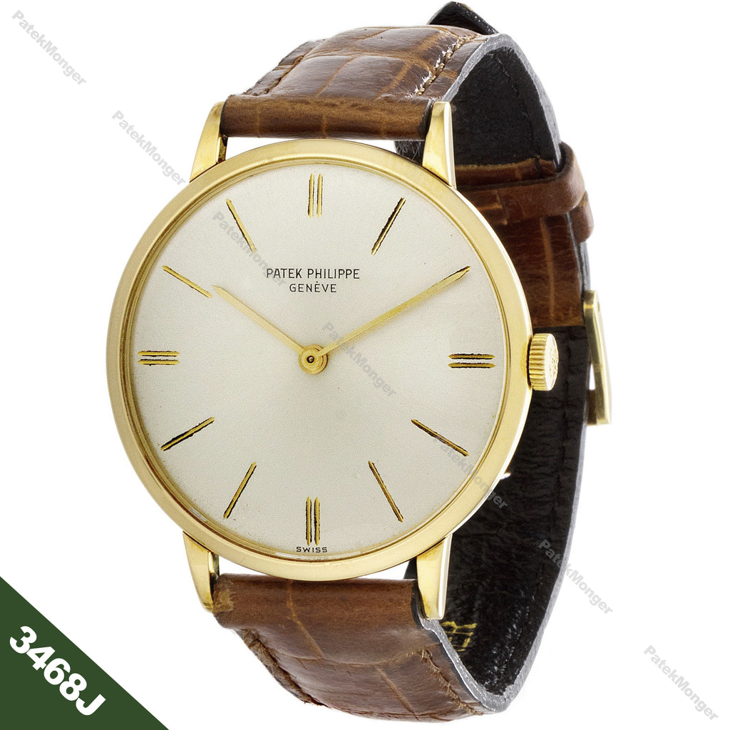 Patek Philippe 3468J Vintage Classic 33mm Calatrava Watch circa 1968