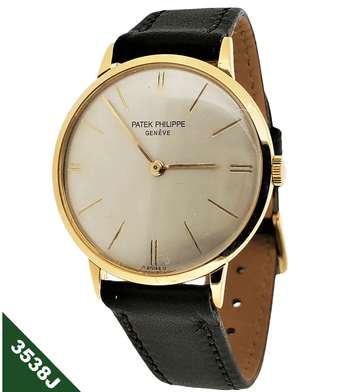 Patek Philippe 3538 Classic Vintage extra thin Calatrava Dress Watch 33mm Circa 1970 s
