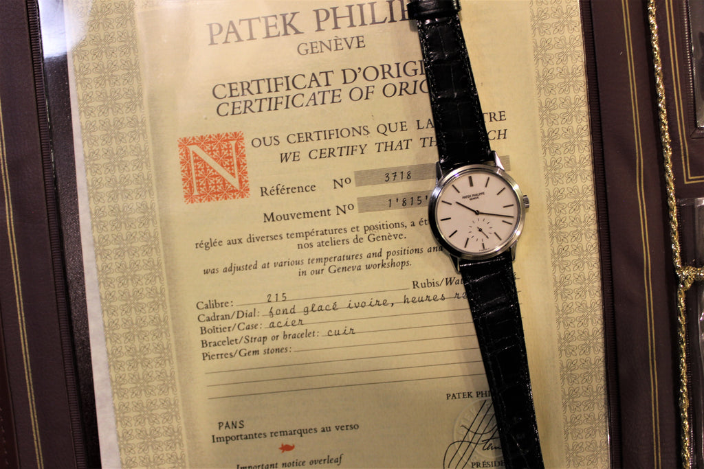 Patek Philippe 3718A Stainless Steel Watch - Made for the Japanese Market