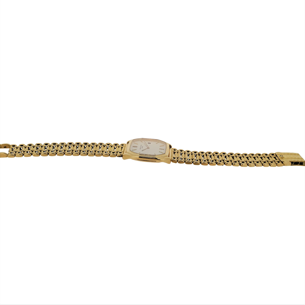 Patek Philippe 3761J Vintage Mid size Unisex Quartz Cushion Bracelet watch Circa 1980's