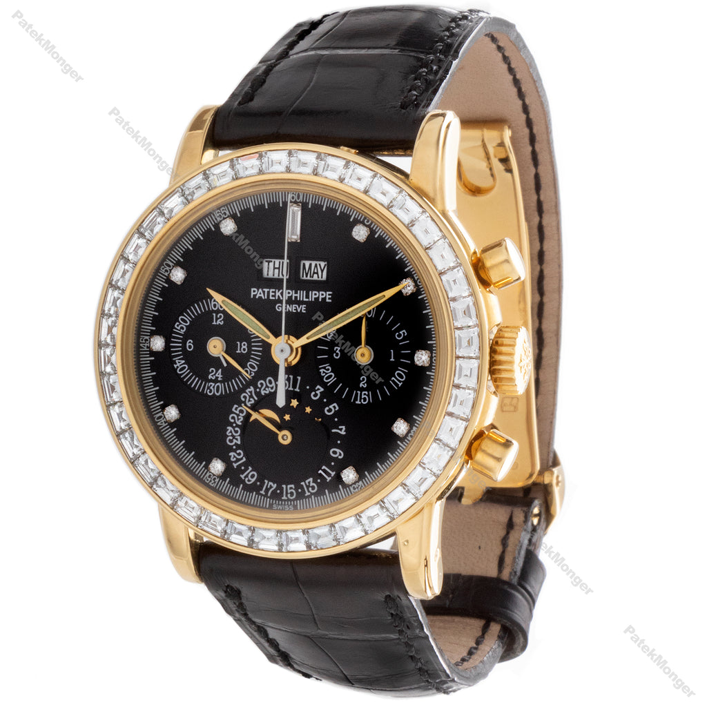 Patek Philippe 3990EJ Perpetual Calendar Chronograph Watch circa 1999