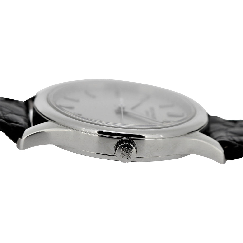Patek Philippe 3998P Automatic Platinum Calatrava Watch circa 1999