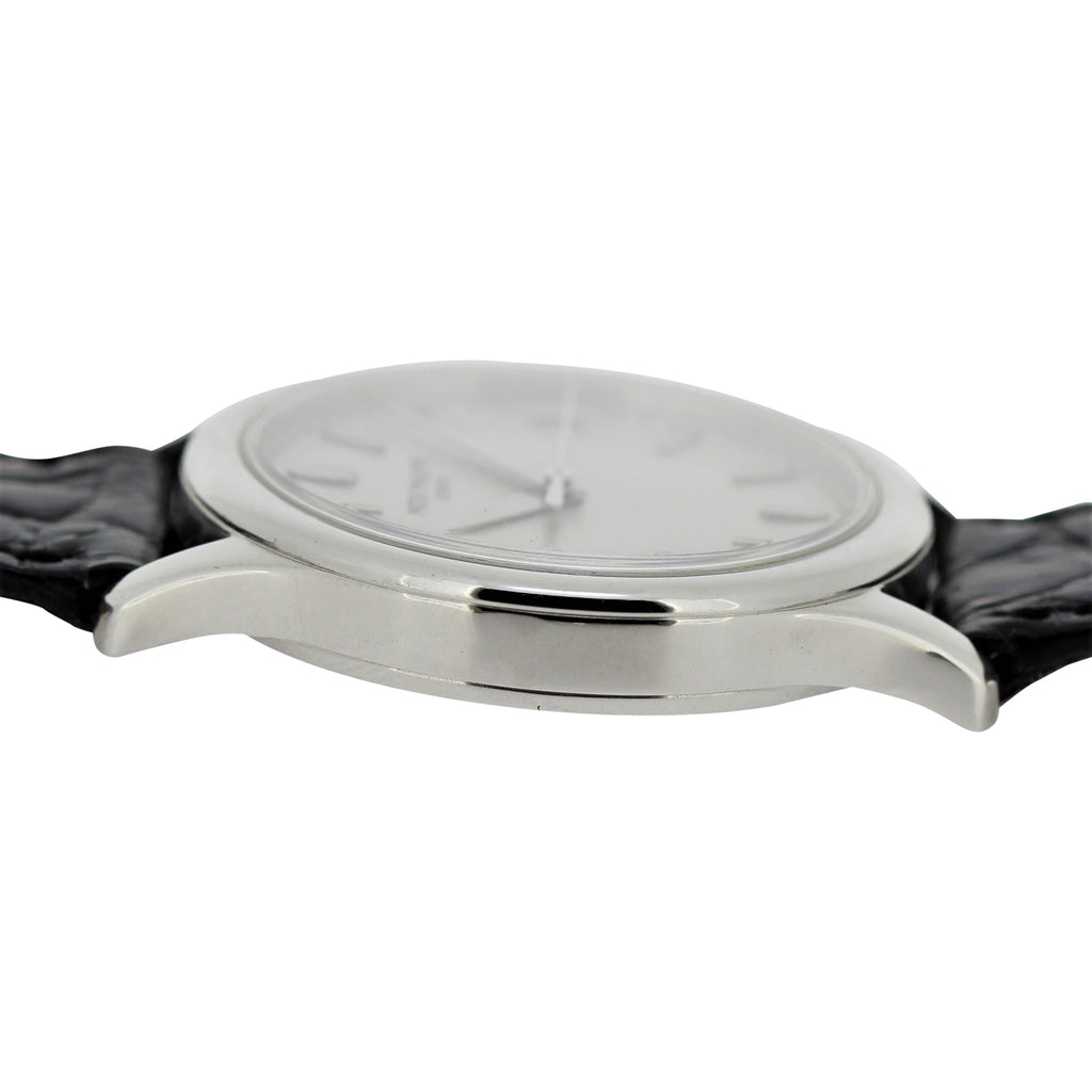 Patek Philippe 3998P Automatic Platinum Calatrava Watch circa 1999