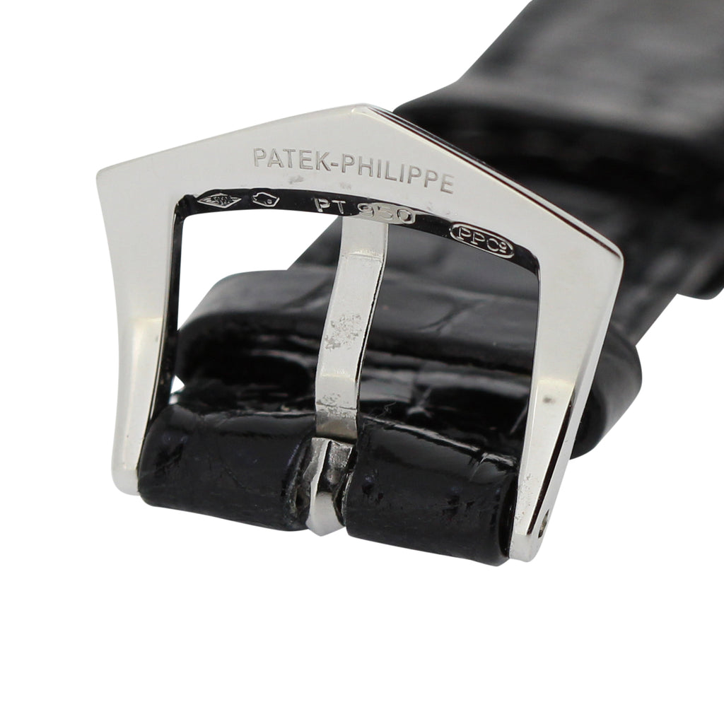 Patek Philippe 3998P Automatic Platinum Calatrava Watch circa 1999